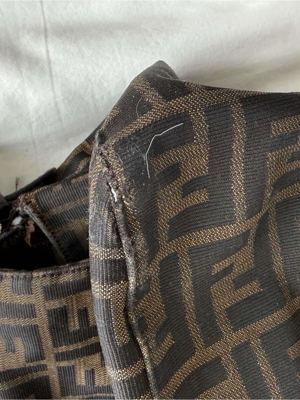 Fendi Brown Monogram Shoulder Bag - Picture 9 of 10